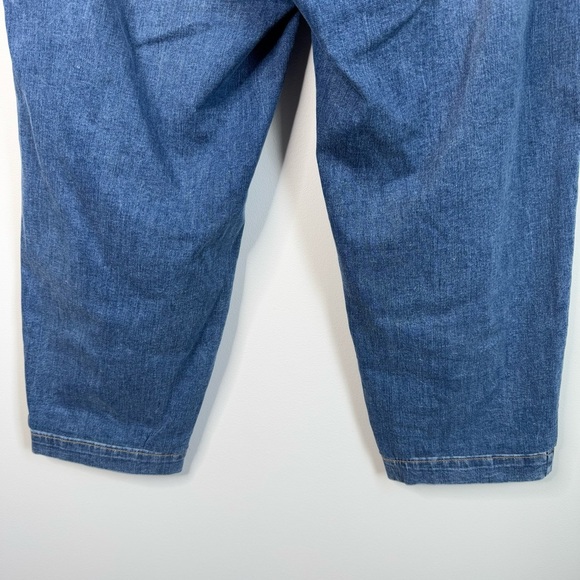 Universal Standard Comfort Denim Drawstring Jean Trouser Tidal Indigo Size S - Picture 7 of 9